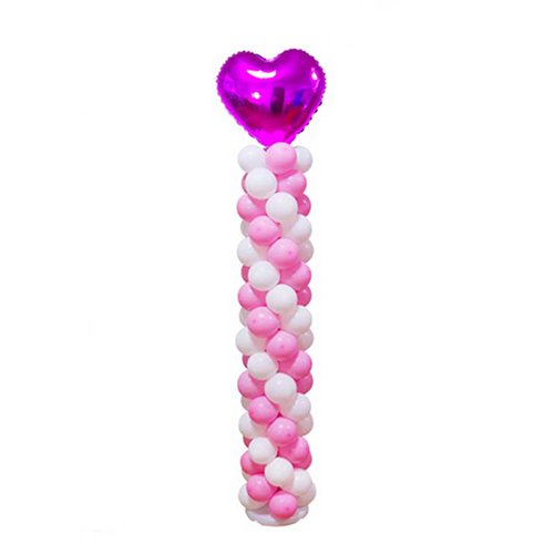 [B805] Colonne De Ballons Rose – Borosino