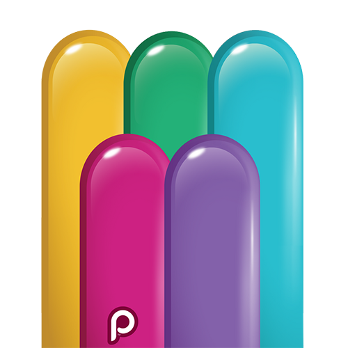 50 Ballons 260 Modeling Let's Party Assortiment - Prima