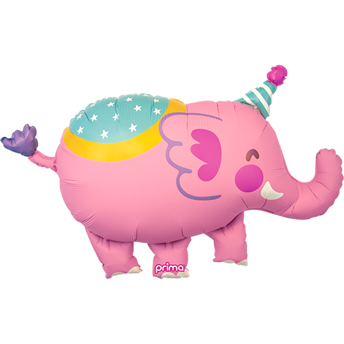1 alu 39" Forme Circus Pink Elephant- Prima