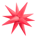 1 Starburst Electric Coral 40" - Prima
