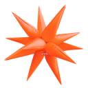 1 Starburst Electric Orange 40" - Prima
