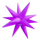 1 Starburst Electric Violet 40" - Prima