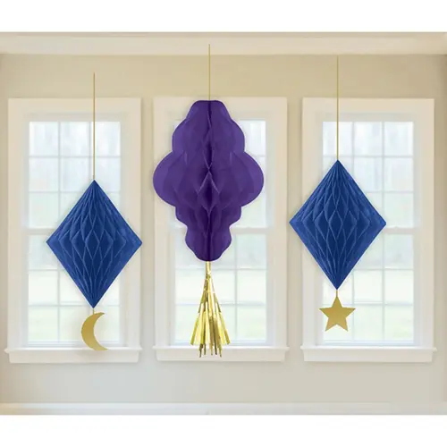 Lot de 3 Decoration Papier EID - FDS