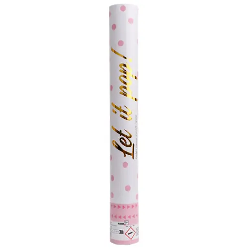 Canon Confettis Papier Rond Rose 40cm *1 