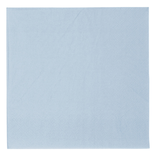 Lot de 20 Serviettes Décor Bleu 33cm