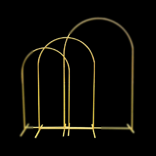 Cadre Arrondi En Métal Doré 2M – Borosino - FDS