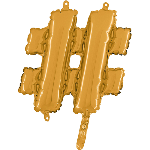 Hashtag  Or 14"  - Grabo