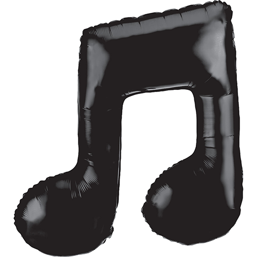 Musique Note Double Black 35" - Grabo