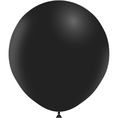 5 Ballons 18" Noir Standard – Balloonia