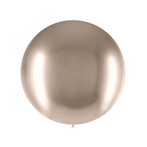 Ballon 2' Beige Brillant Vrac - Balloonia