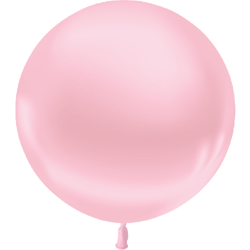 1 Latex Metal Rose Bonbon 2' (60Cm) Vrac - Balloonia