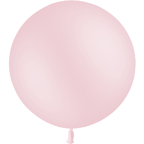 1 Latex Pastel Rose Bebe T02 2' (60Cm) Vrac - Balloonia