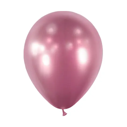 100 Balloons 5" Metallic Mauve - Balloonia