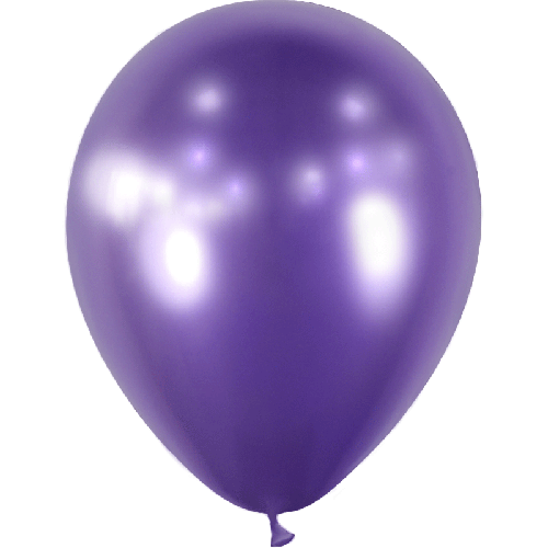 100 Ballons Brillant 5" Violet - Balloonia