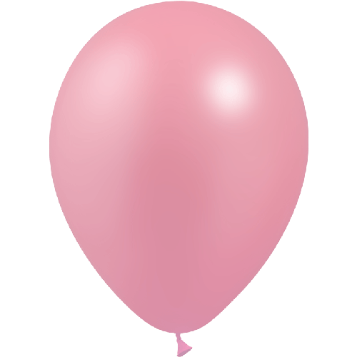 100 Ballons 11" Metal Rose Bonbon - Balloonia