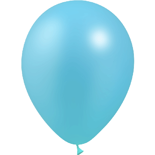 100 Ballons 11" Metal Ciel - Balloonia