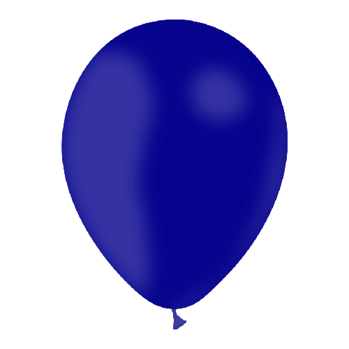 100 BALLONS LATEX 11" ( 28cm ) STANDARD BLEU MARINE