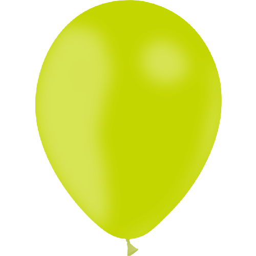 100 BALLONS LATEX 11" ( 28cm ) STANDARD LIMETTE