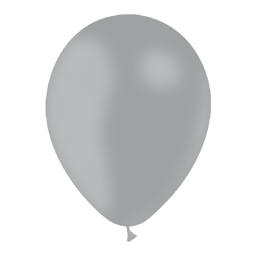 100 BALLONS LATEX 11" ( 28cm ) STANDARD GRIS