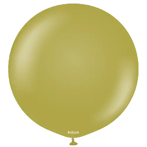 24" Retro Ballon Olive  1ct Fds - Kalisan