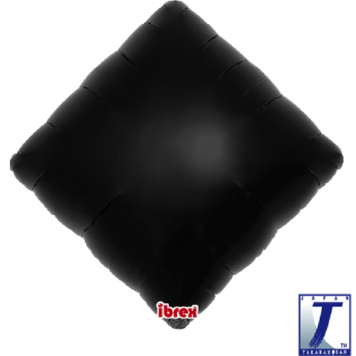 25" Losange Metallic Noir