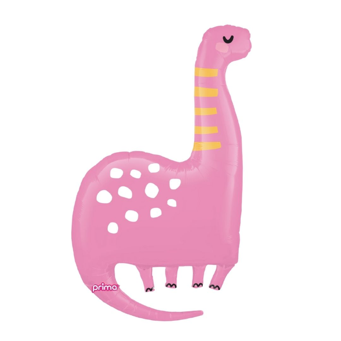 1 Alu 38" Sweet Pink Brachiosaurus Shape - Prima