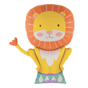 1 Alu 26" forme Circus shape lion - Prima