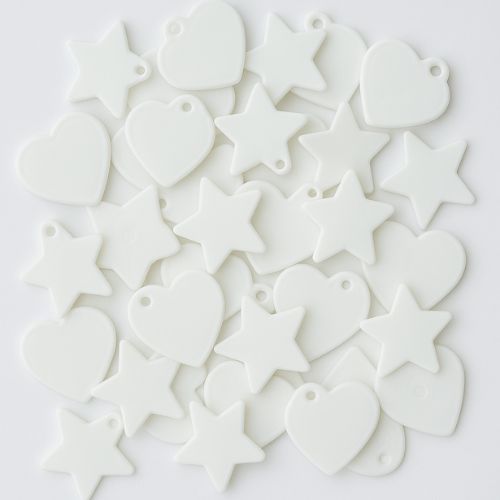 100 Weights 8gr Assortment of Shapes White