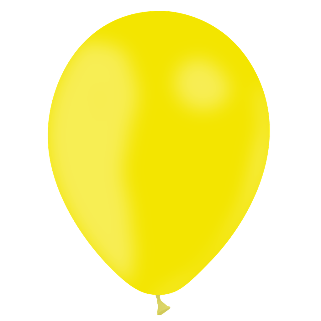 50 Ballons 11" Standard Jaune Citron