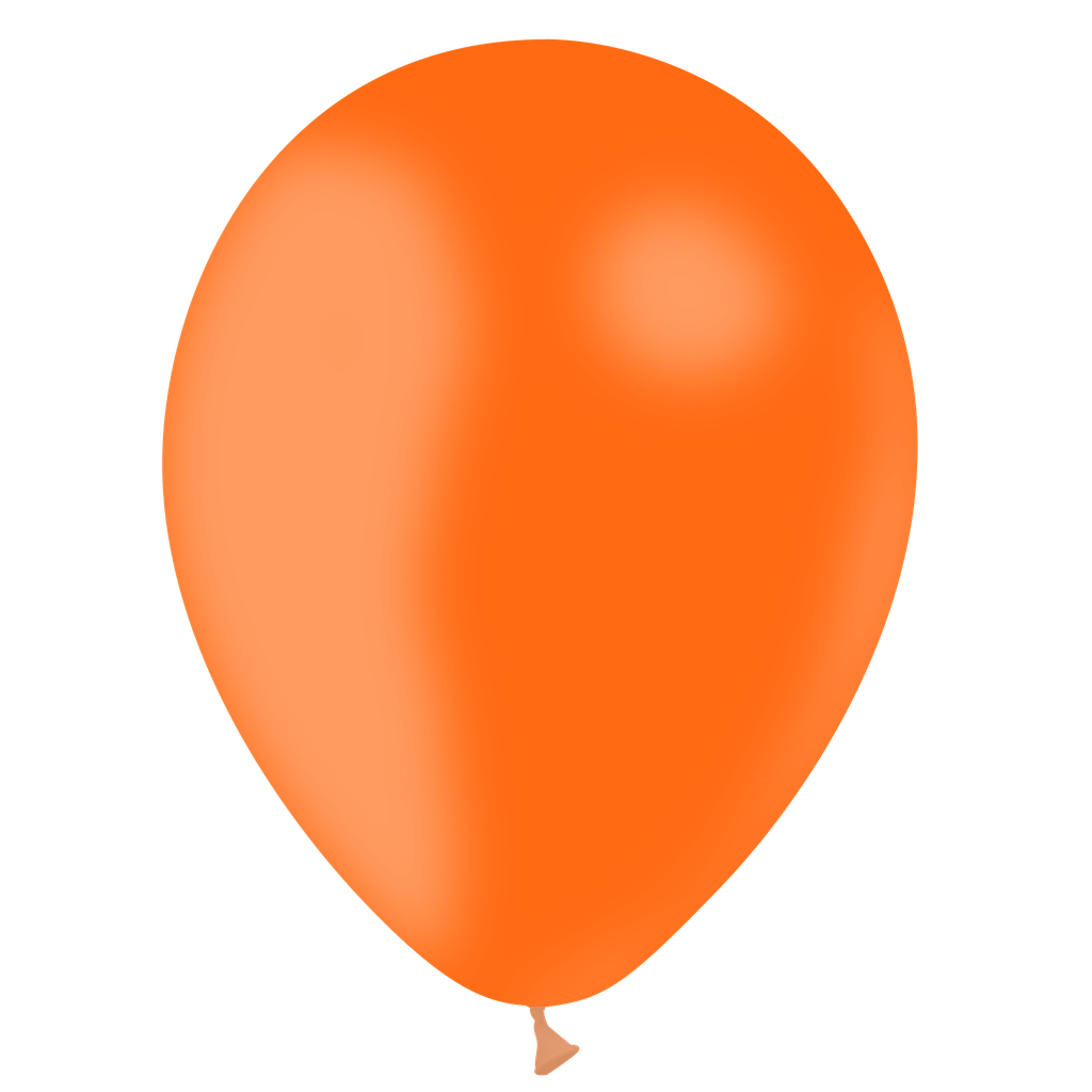 50 Ballons 11" Standard Orange