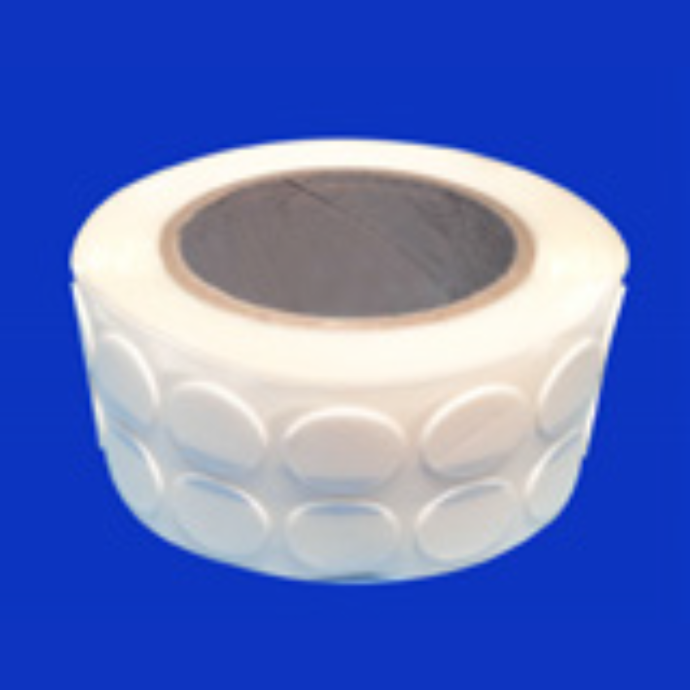 Adhesif rond non permanent 500 par rouleau