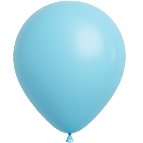 25 Ballons 13cm Bleu ciel