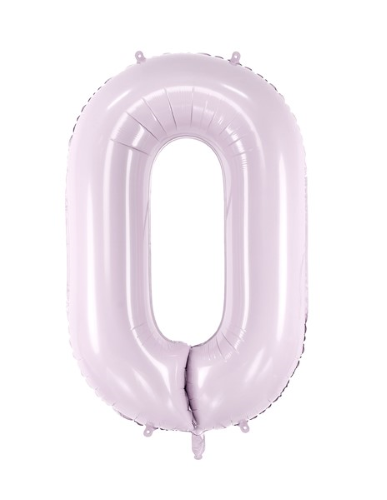 1 Alu Chiffre "0" Violet 28" ( 72cm )