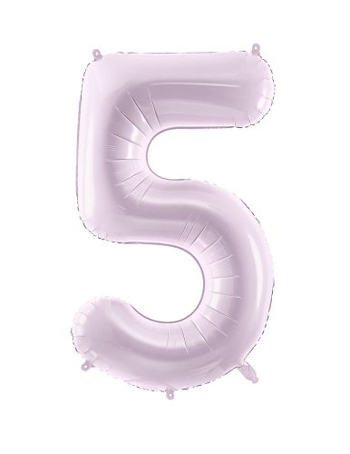 1 Alu Chiffre "5" Violet 28" ( 72cm )