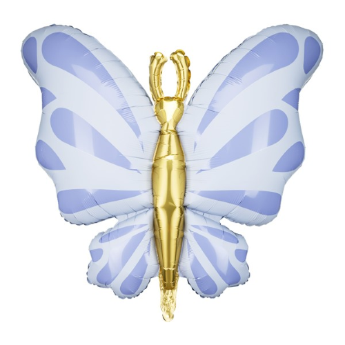 1 Alu Papillon Bleu de 69x69 cm (Paille incluse) 