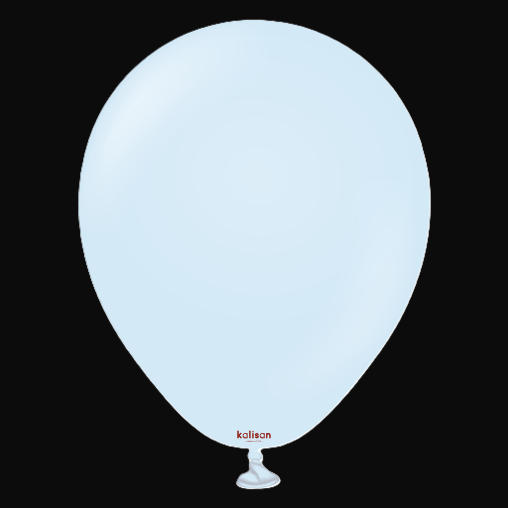 12" Macaron Baby Blue 100ct - Kalisan