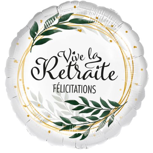 Vive la retraite 18" Emballée  