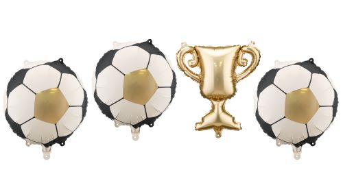 Guirlande Football ( 1 alu coupe + 3 alu foot) Paille incluse