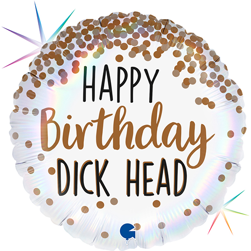[GG78038RH-P] Bal Happy Birthday Dickhead - Grabo