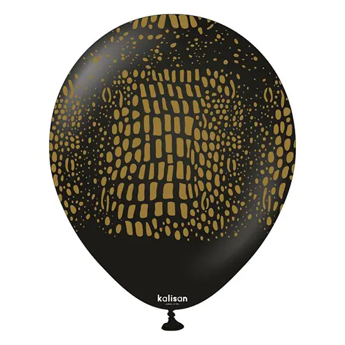 [21257893] BLACK imprimé SAFARI CROCODILE - Kalisan