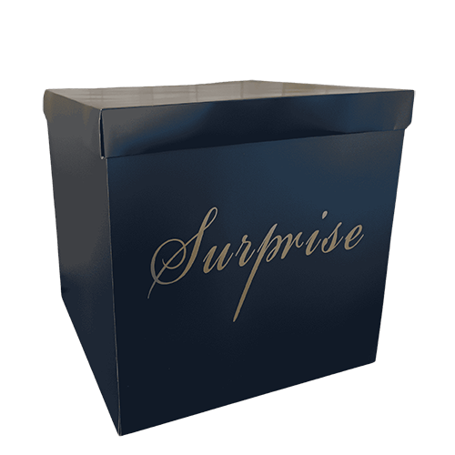 [B510B] Boîte Surprise Noir - Borosino