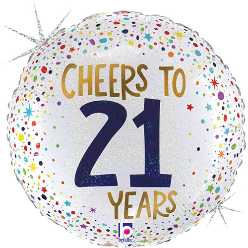 [G26213GH-P] Cheers To 21 Years - Grabo