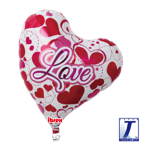 [TK0201213404] Alu Coeur Imprimé Love - Takarakosan
