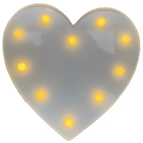 [B918A] Coeur LED Blanc - Borosino