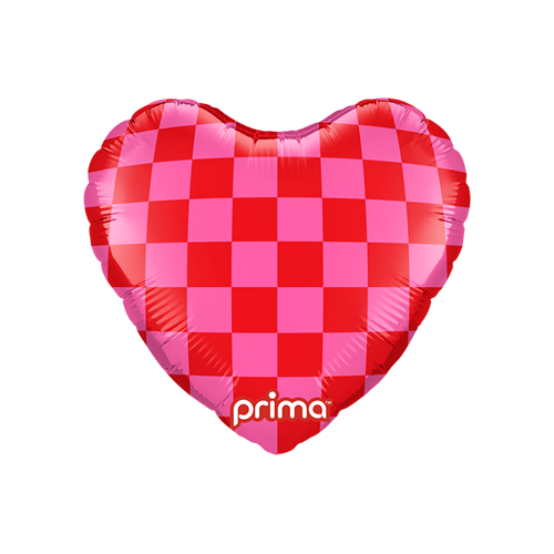Coeur Red & Pink Checker - Prima
