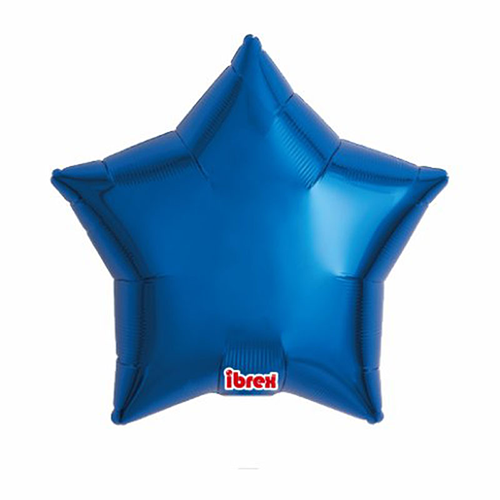 Ballons Aluminium Étoiles Metallic Bleu - Takarakosan