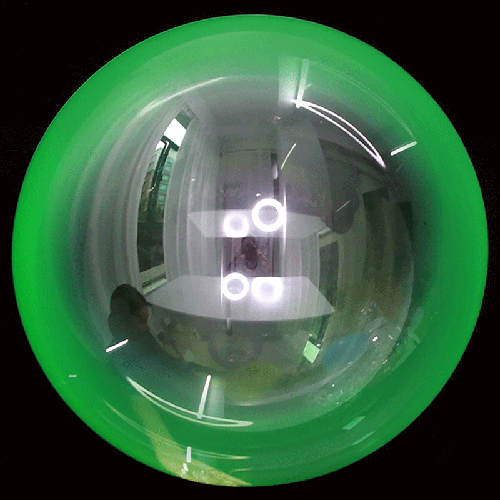 [BBQ013-6] Gradient Donut Bubble Vert