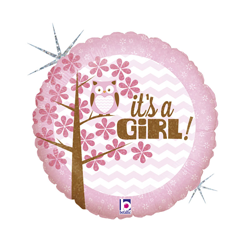It's a Girl Baby Owl Holo - Grabo