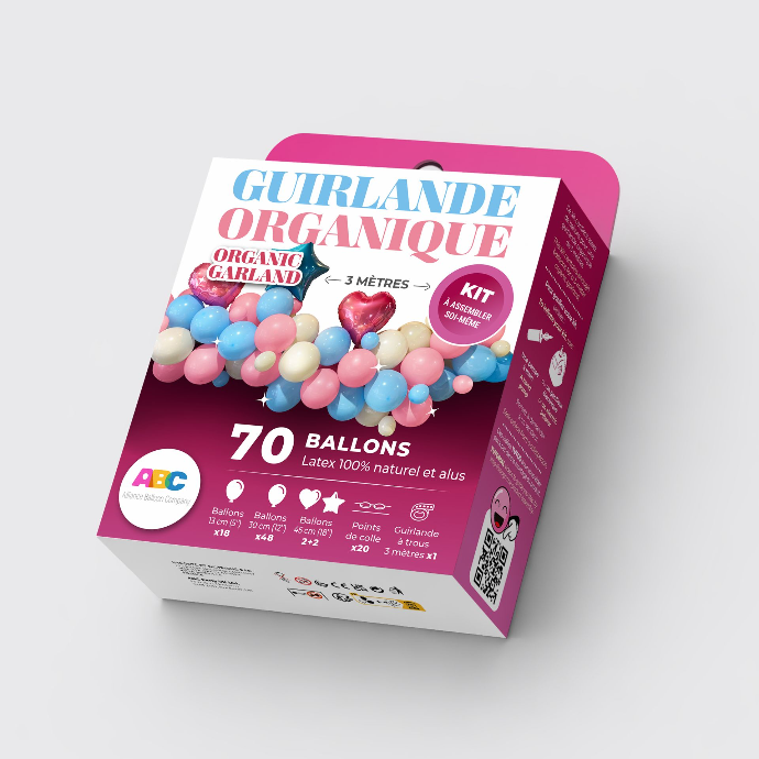 [GA1112] Kit Guirlande Organique Gender - ABC