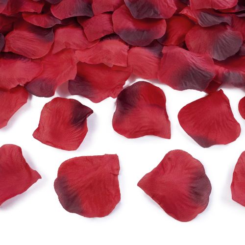 [PLRD100-007B] Lot de 100 pétale de rose rouge foncé
